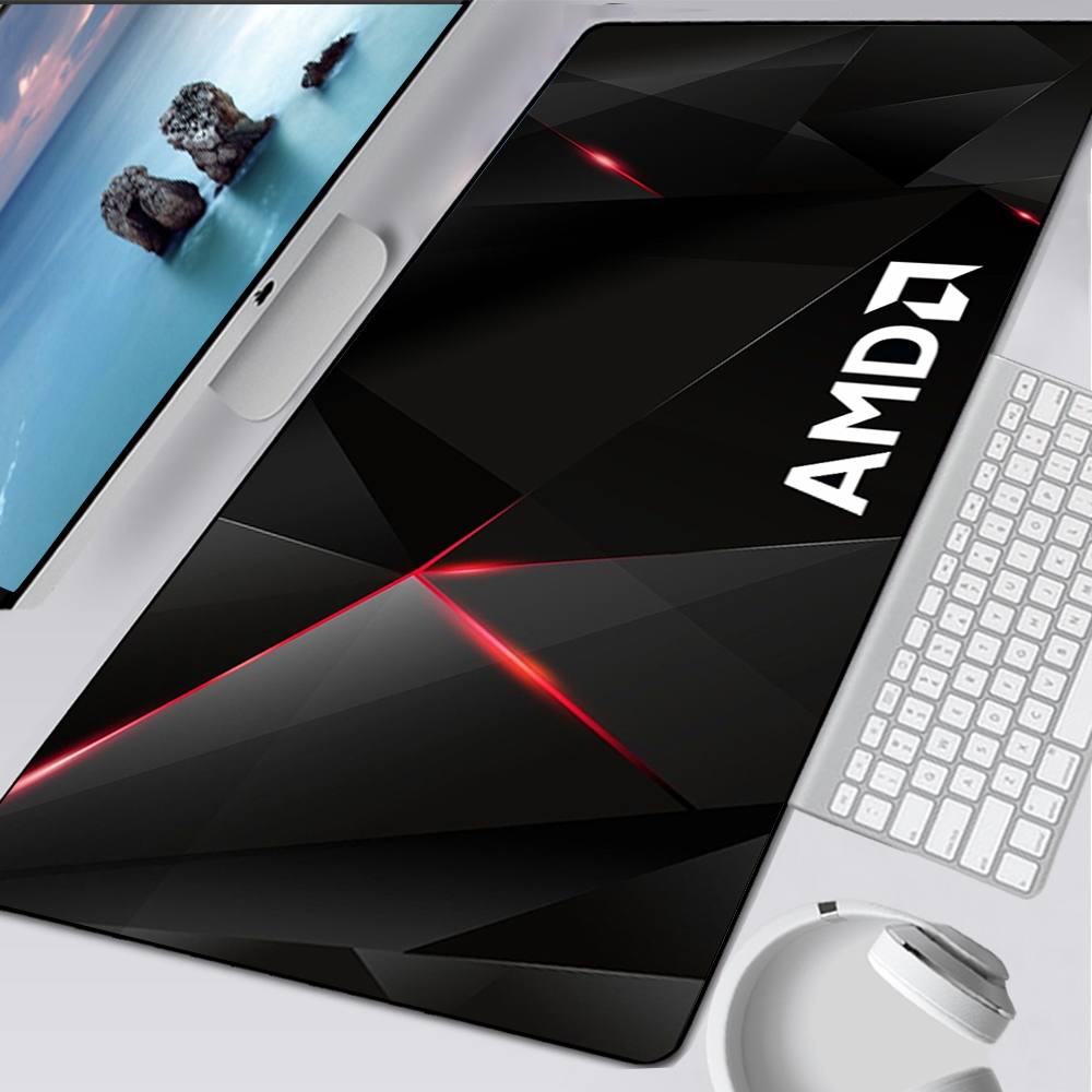 Radeon grand tapis de souris de jeu XXL ordinateur bureau tapis de souris PC Gamer tapis de souris ordinateur portable Mausepad tapis de souris tapis de clavier tapis de bureau