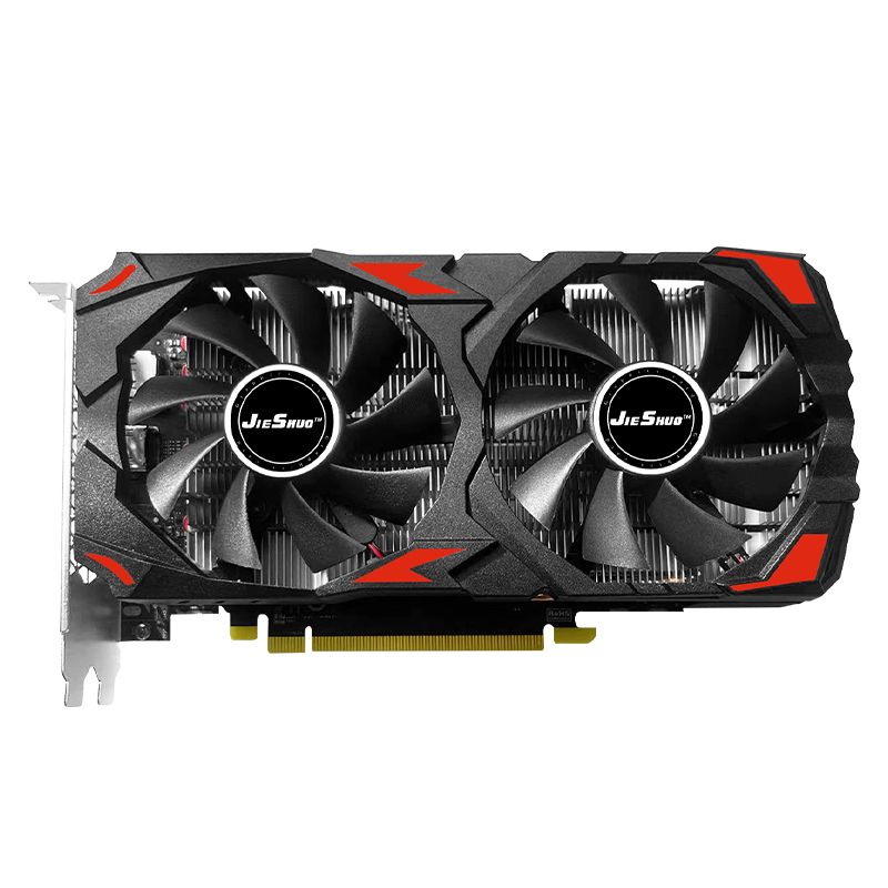 JIESHUO flambant neuf RX590 8GB carte graphique Radeon Rx 590 256bit 2048sp usine personnalisée pour le bureau de jeu