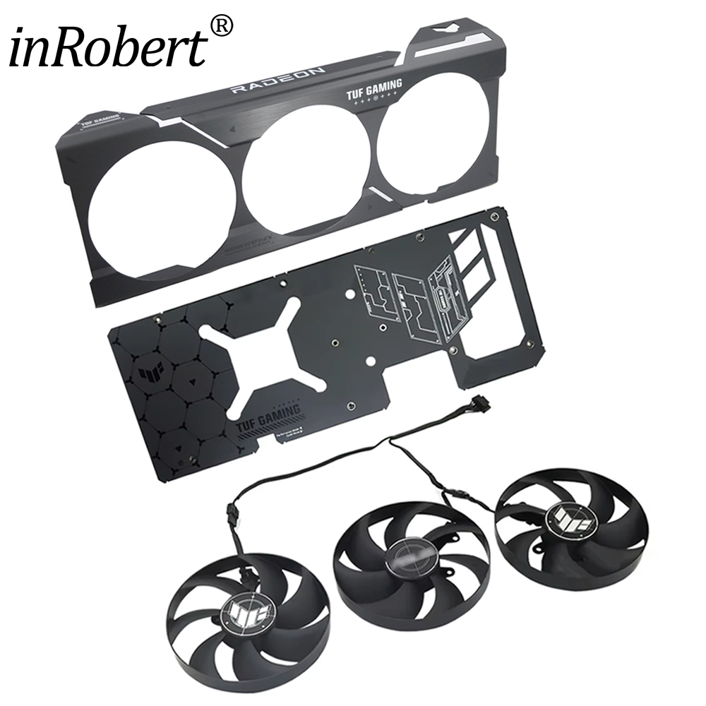 1 ​ 04MM CF1015U12D RX7900XT RX7900XTX coque de fond de carte vidéo pour ASUS AMD Radeon RX 7900XT 7900XTX ventilateur de carte graphique de jeu