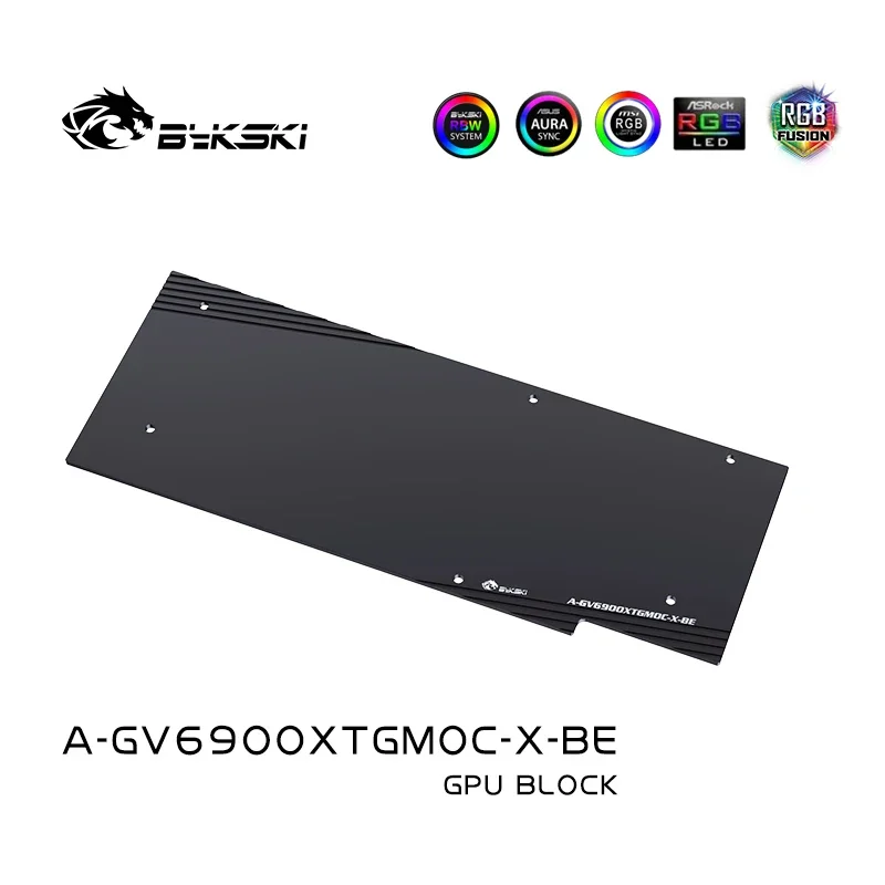 Bykski bloc GPU pour Gigabyte Radeon RX6900XT/6950XT carte vidéo OC de jeu/bloc de radiateur en cuivre à couverture complète A-GV6900XTGMOC-X