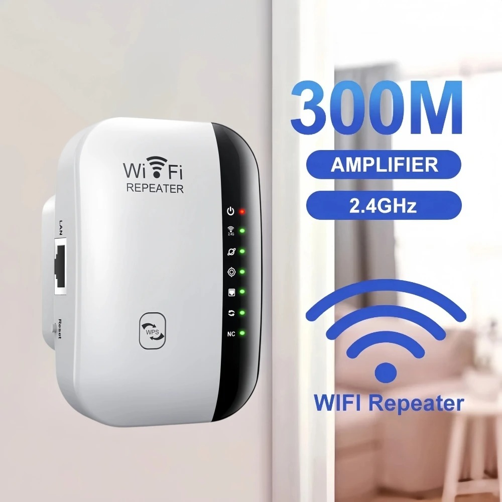 Répéteur Wi-Fi 11N, 300 Mb/s, pour la maison et le bureau, répéteur sans fil pour la stérilisation à distance du réseau