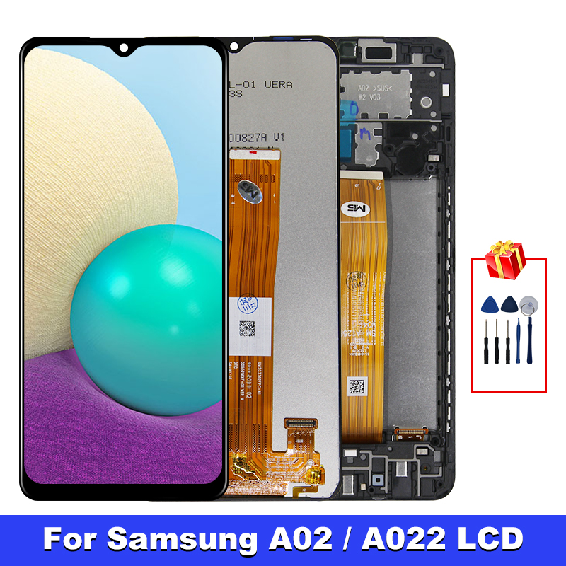 6.5 ''IPS pour Samsung Galaxy A02 SM-A022 LCD écran tactile numériseur pour Galaxy A022F/DS A022M A022M/DS pièces de rechange