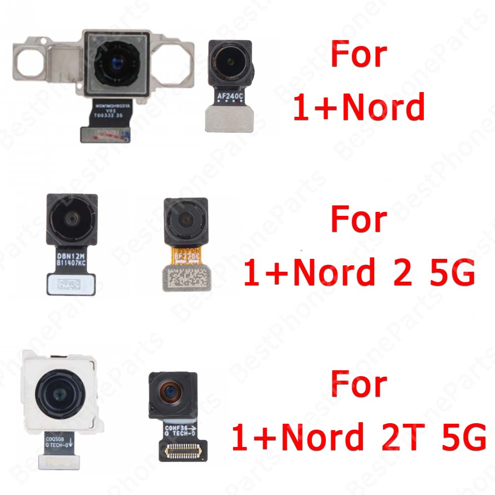 Module de caméra Selfie avant arrière pour Oneplus Nord 2 1 + One Plus 2T 5G, grande caméra de remplacement, pièces de rechange flexibles