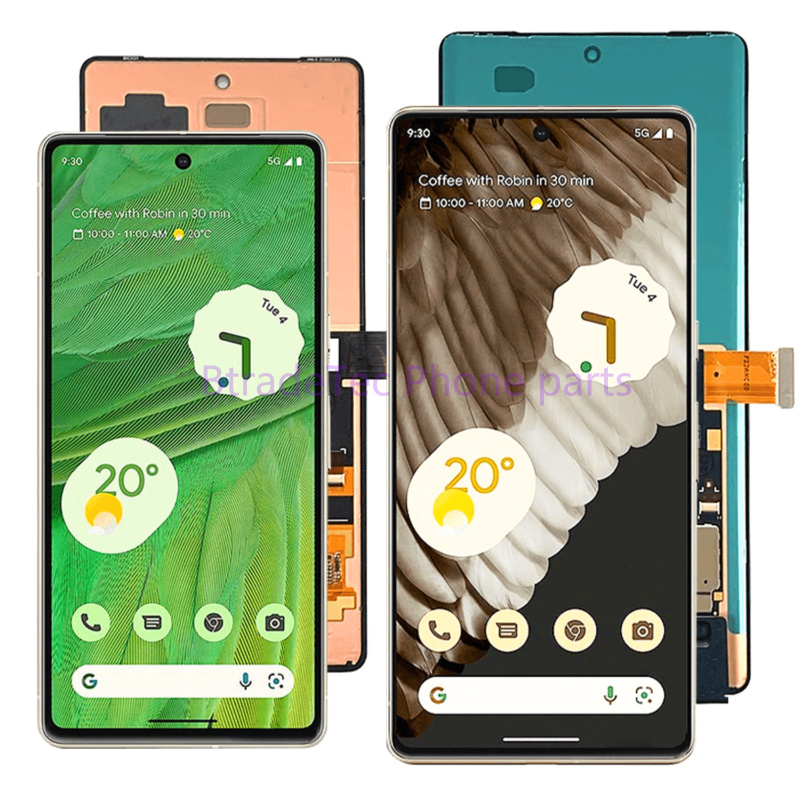 Remplacement de l'écran tactile LCD AMOLED pour Google Pixel 7, 7 Pro, Original