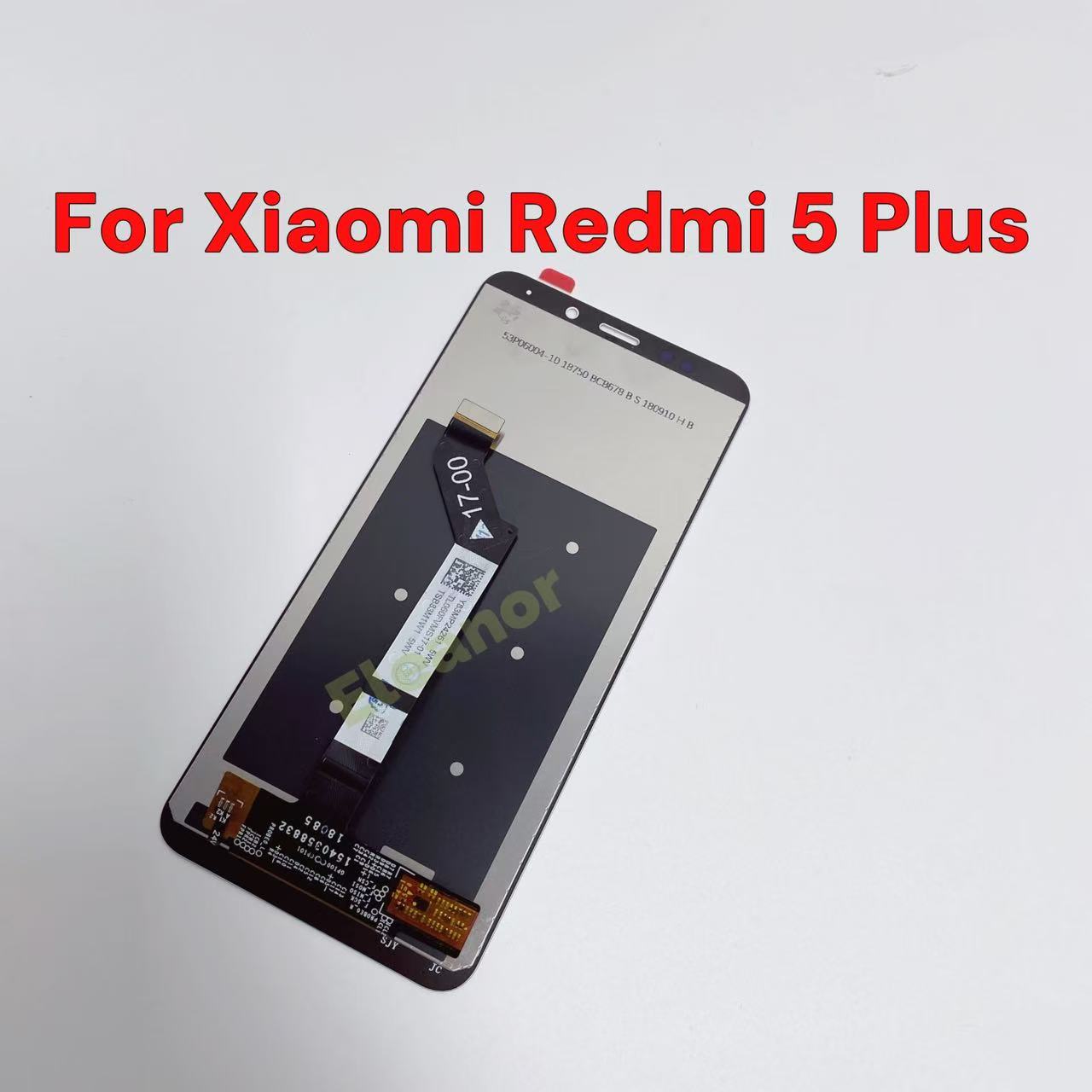 Pour Xiaomi Redmi 5 Plus pro Lcd 5 Plus écran avec verre tactile numériseur cadre assemblée pièces de rechange réparation