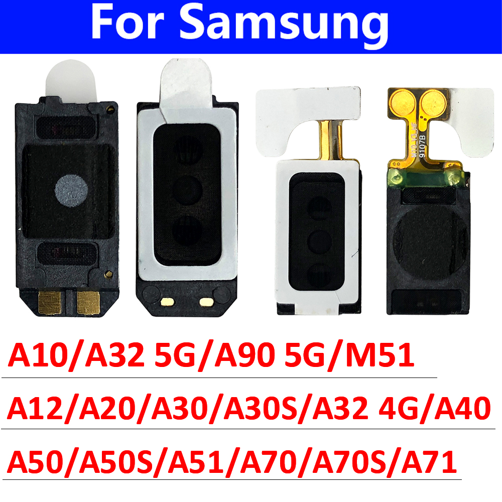 Pour Samsung A10 A12 A20 A30 A50 A50S A51 A70 A70S A71 M51 A30S A90 5G écouteur oreille haut-parleur son flexible