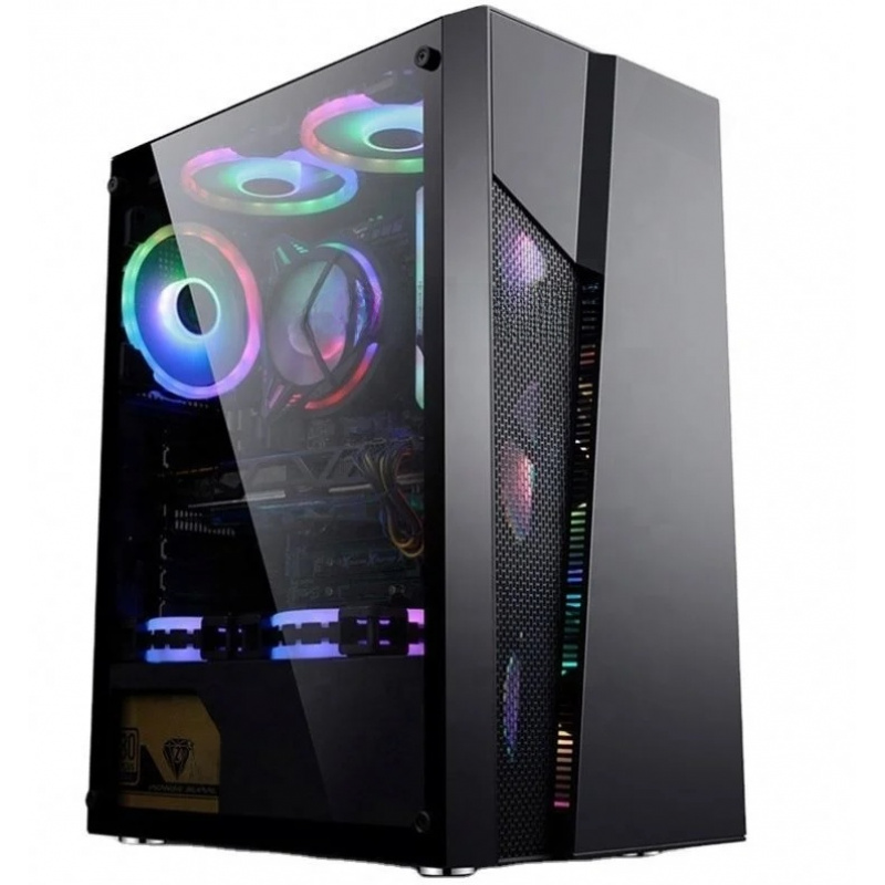 Moniteur 24 pouces, unité système bon marché GTX 1060 6 go, nouvel ensemble d'accessoires de bureau pour Gamer, ordinateur Core I7 16 go HDD SSD Win10, Pc de jeu