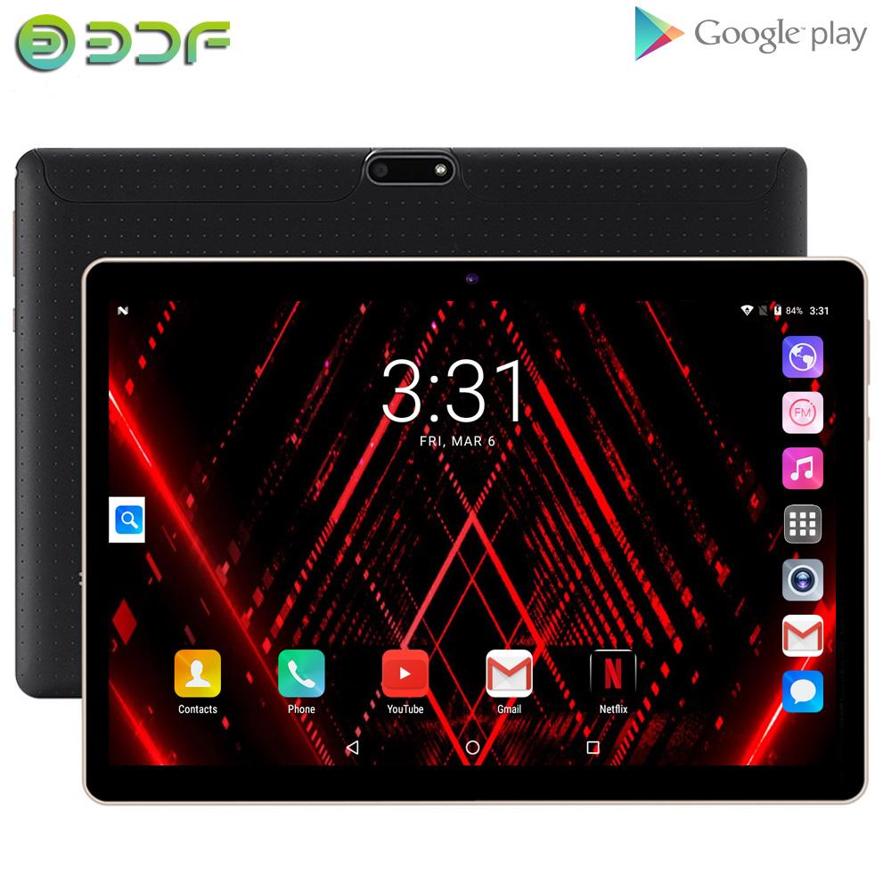 Nouveau 10 pouces tablette PC Octa Core 3G appel téléphonique 4GB/64GB Google Play double SIM appel téléphonique Bluetooth WiFi tablettes 10.1 Android 11