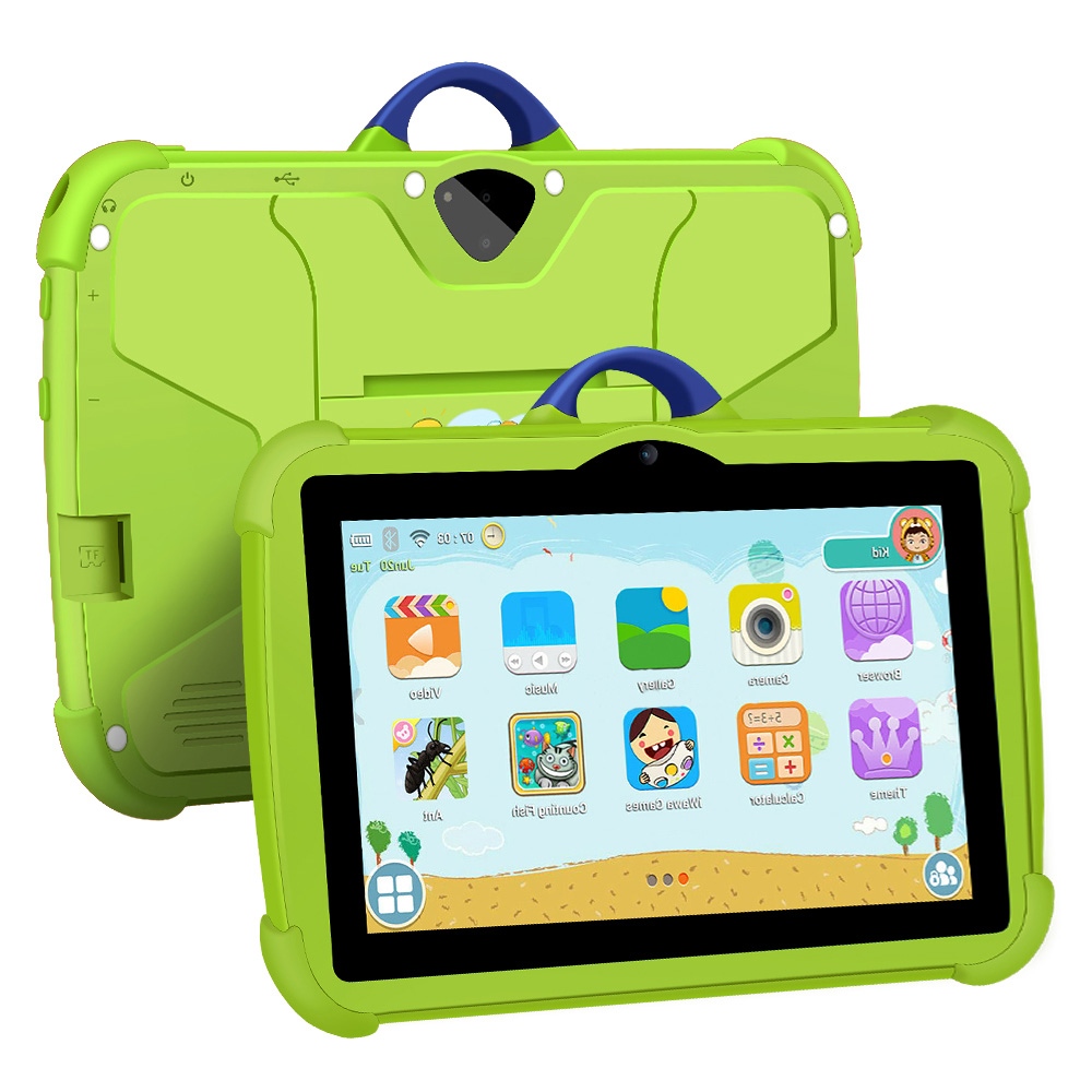Tablette pour enfants 7 pouces, 4 Go de RAM, 64 Go de ROM, Dean, Google Play, tablettes Android, WiFi, Bluetooth, bon marché, cadeaux simples pour enfants, nouveau